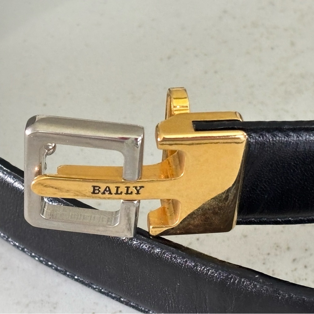 Bally Black and Brown Men's Belt - Picture 2 of 3